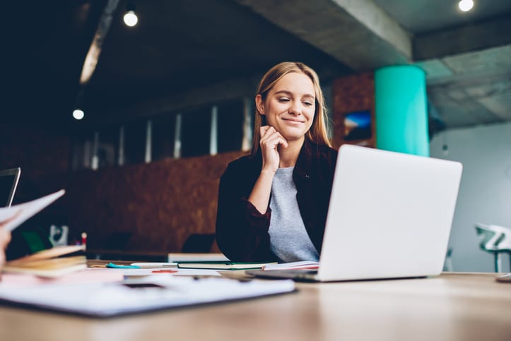 content businesswoman