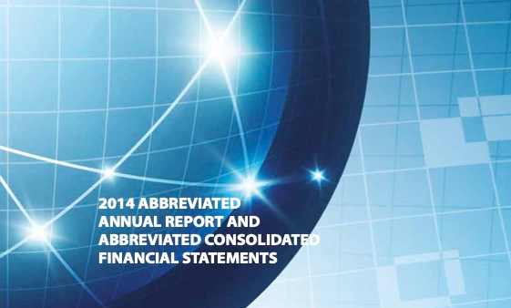 The 2014 abbreviated annual report