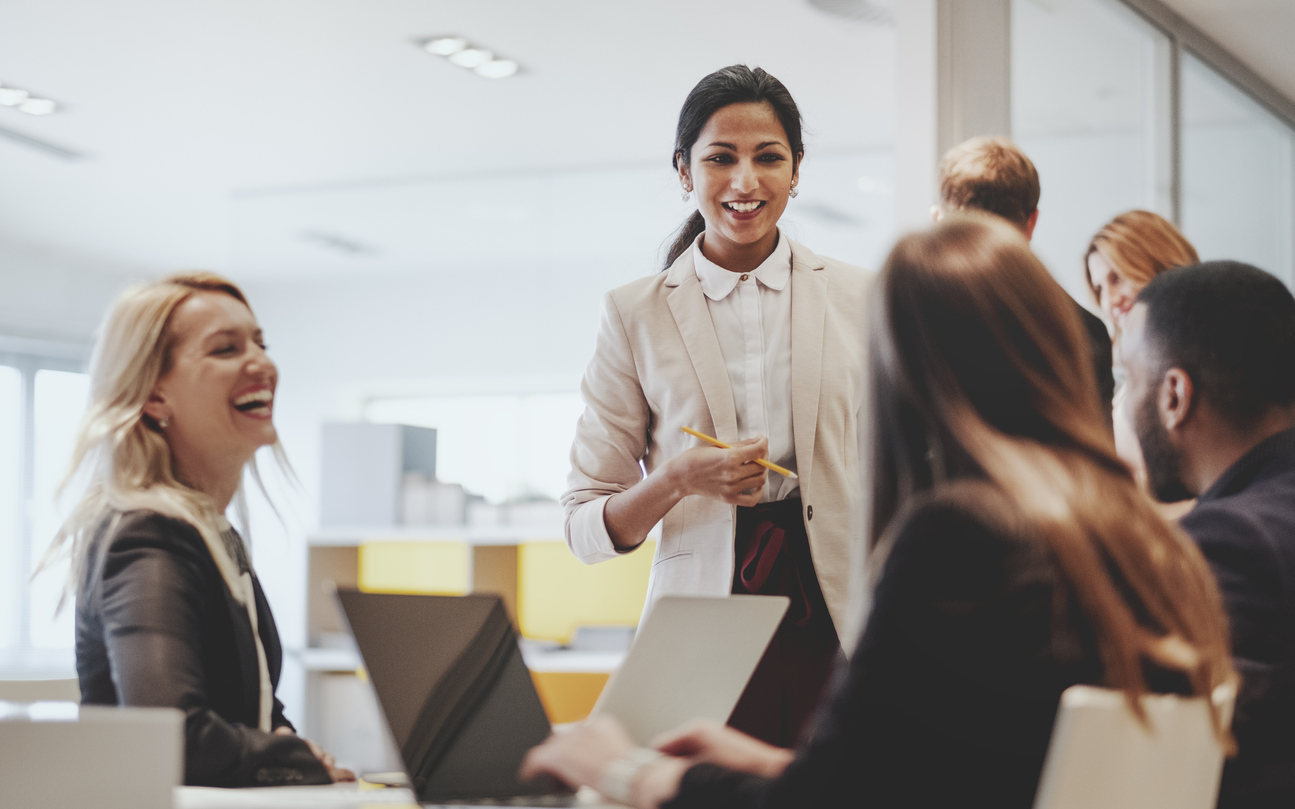 Business people working in the office.